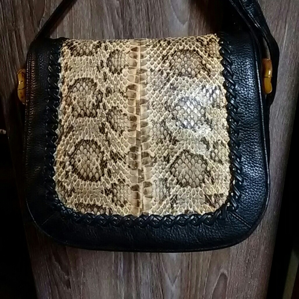 BONAVI Handmade Snakeskin Bag